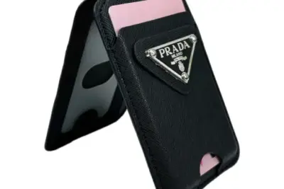 Prada Black Magsafe Stand Cardholder