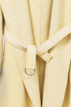 LV Long Wool Coat Yellow - Image 2