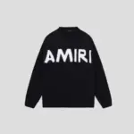 AMIRI Monogram Intarsia Crewneck Sweater