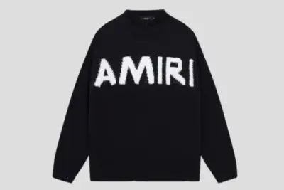 AMIRI Monogram Intarsia Crewneck Sweater