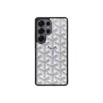 Goyard Samsung Case White