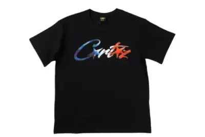 Corteiz Short Sleeved Francais Allstarz T Shirt Black