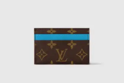 Double Card Holder Gaston Blue