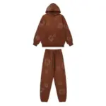 Denim Tears Cotton Wreath Tracksuit Brown