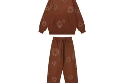 Denim Tears Cotton Wreath Tracksuit Brown
