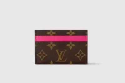 Double Card Holder Pondichery Pink