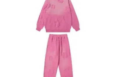 Denim Tears Cotton Wreath Tracksuit Pink