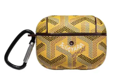 Goyard AirPod Case Yellow