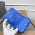 Balenciaga Wallet Glossy Blue - Image 2