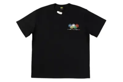 Corteiz Short Sleeved Paname T Shirt Black