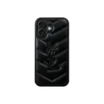 YSL Leather iPhone Case Black