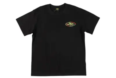 Corteiz Short Sleeved Sunset Tee Black