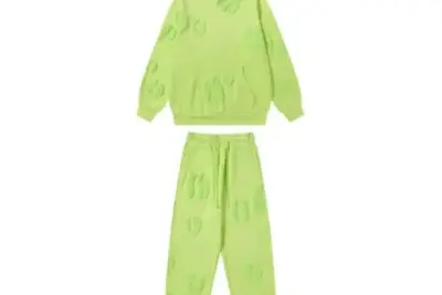 Denim Tears Cotton Wreath Tracksuit Lime Green