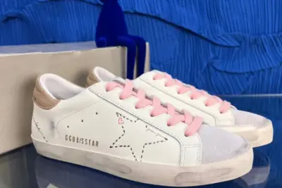 Golden Goose Super-Star Sneakers White/ Pink