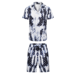 Amiri Short Set Washed Black & White