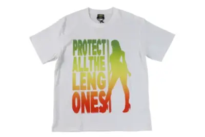 Corteiz Short Sleeved Protect All The Leng Ones T Shirt White