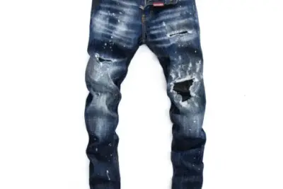 Dsquared2 Distressed Jeans Fade Blue