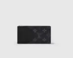 LV Coin Card Holder Black