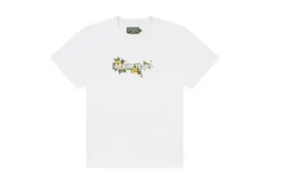 Denim Tears Floral Logo T-Shirt White