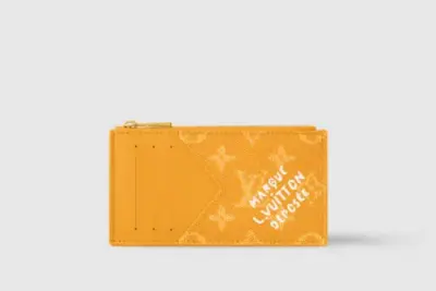 LV Coin Card Holder Yellow