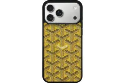 Goyard iPhone Case Yellow