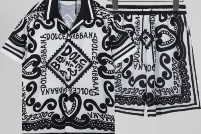 Dolce & Gabbana Suit White/ Black