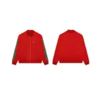 Amiri Sportswear Jacket Red With Green Bones Design - Image 2