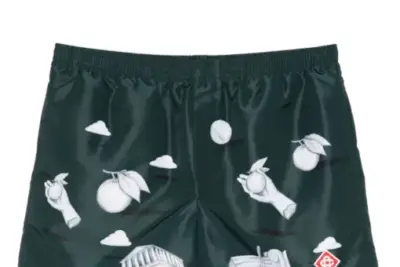 Casablanca Metaphysical Badeshorts Green