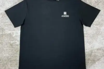 AMIRI Micro MA Bar Tee Black