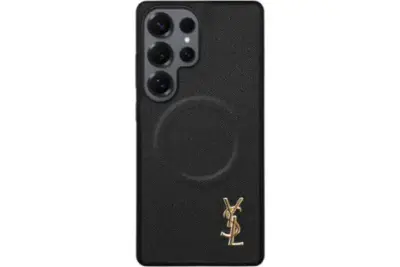 YSL Prime Samsung Magsafe Design Case Black With Gold Logo