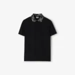 Burberry Cotton Polo Shirt Black