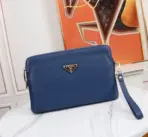 Prada Hand Wallet Blue
