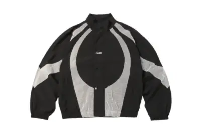 Corteiz Alcatraz Color Blocked Windbreaker Black Gray