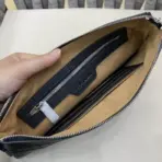 Prada Clutch Wallet Leather Black - Image 3
