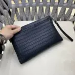 Prada Clutch Wallet Leather Black - Image 2