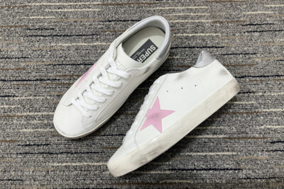 Golden Goose Superstar Glossy Detailed Sneakers White Pink