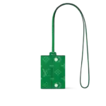 Taigarama Card Holder Necklace Green