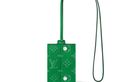 Taigarama Card Holder Necklace Green