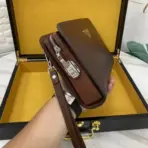 Prada Clutch 26cm Bag Brown - Image 3