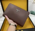 Prada Clutch 26cm Bag Brown