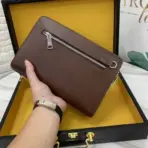 Prada Clutch 26cm Bag Brown - Image 2