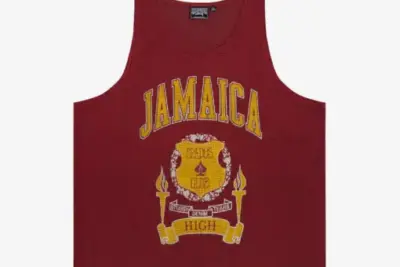 Denim Tears Men’s Stussy Mesh Tank Cardinal