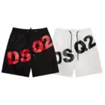 Dsquared2 Shorts Black & White