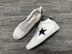 Golden Goose Leather Mid Star Sneakers White
