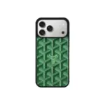 Goyard iPhone Case Green With Magsafe Design