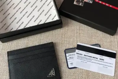 Prada Card Case Black