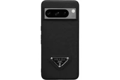 Prada Pixel Case Logo Black