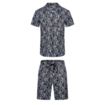 Amiri Oblique Short Set Black