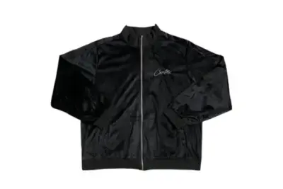 Corteiz VVS Velour Jacket Black