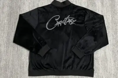 Corteiz VVS Velour Jacket Black